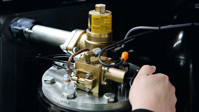 Ajuste de presión infinitamente variable